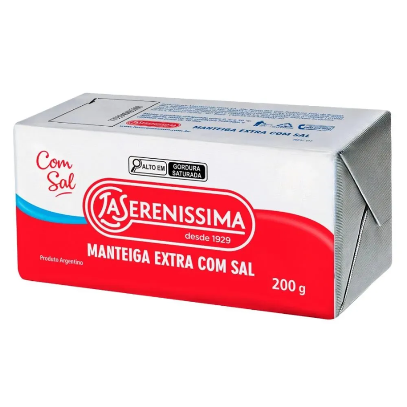 Manteiga La Serenissima Com Sal 200g
