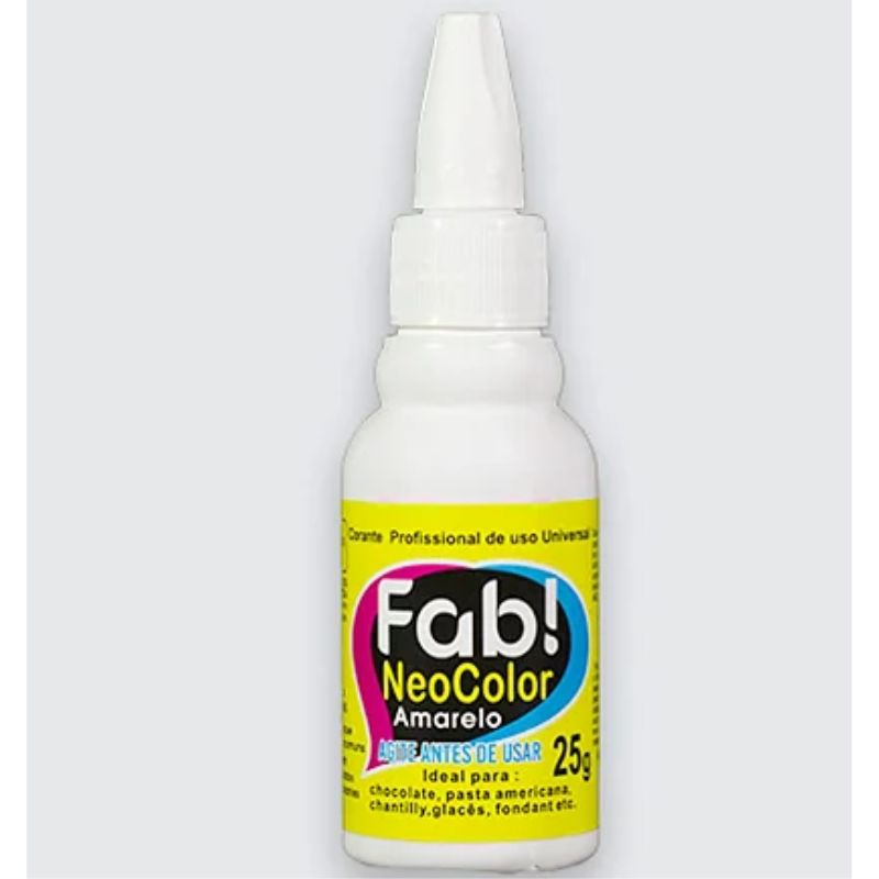 Corante Alimentício NeoColor Fab! 25g Amarelo Gema