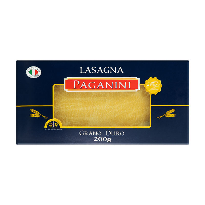 Macarrão Lasagna Paganini 200g