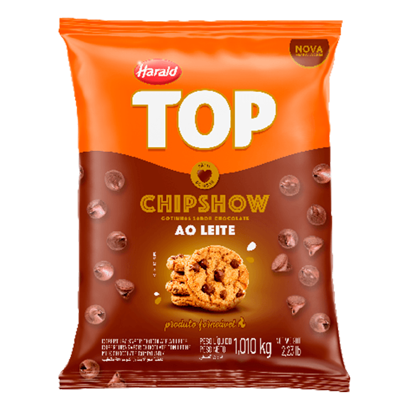 Cobertura Top Chipshow Harald 1,05kg Leite