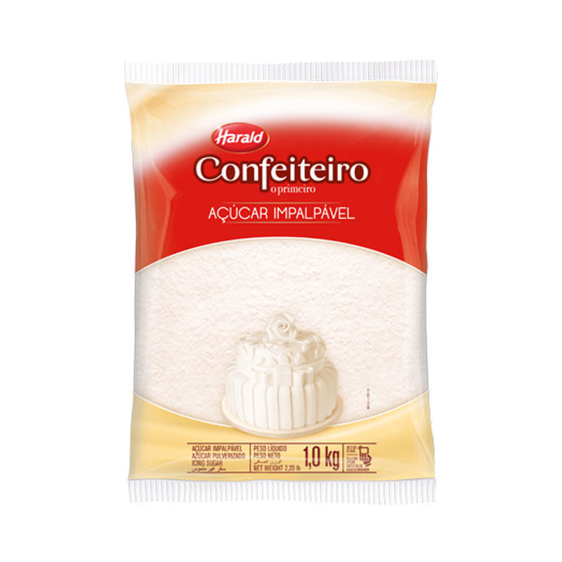 Açucar Harald 1KG Confeiteiro Impalpavel