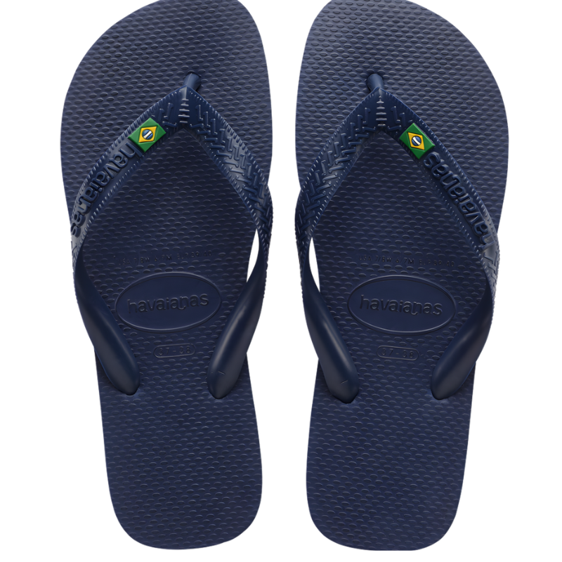 Sandália Havaiana  Brasil Azul Marinho 33/34