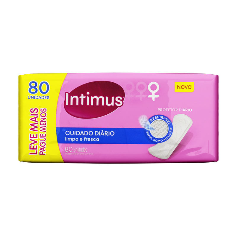 Absorvente Diário Intimo 80un