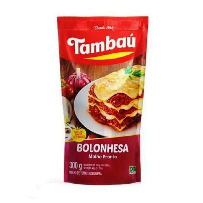 Molho Tambaú Bolonhesa 300g