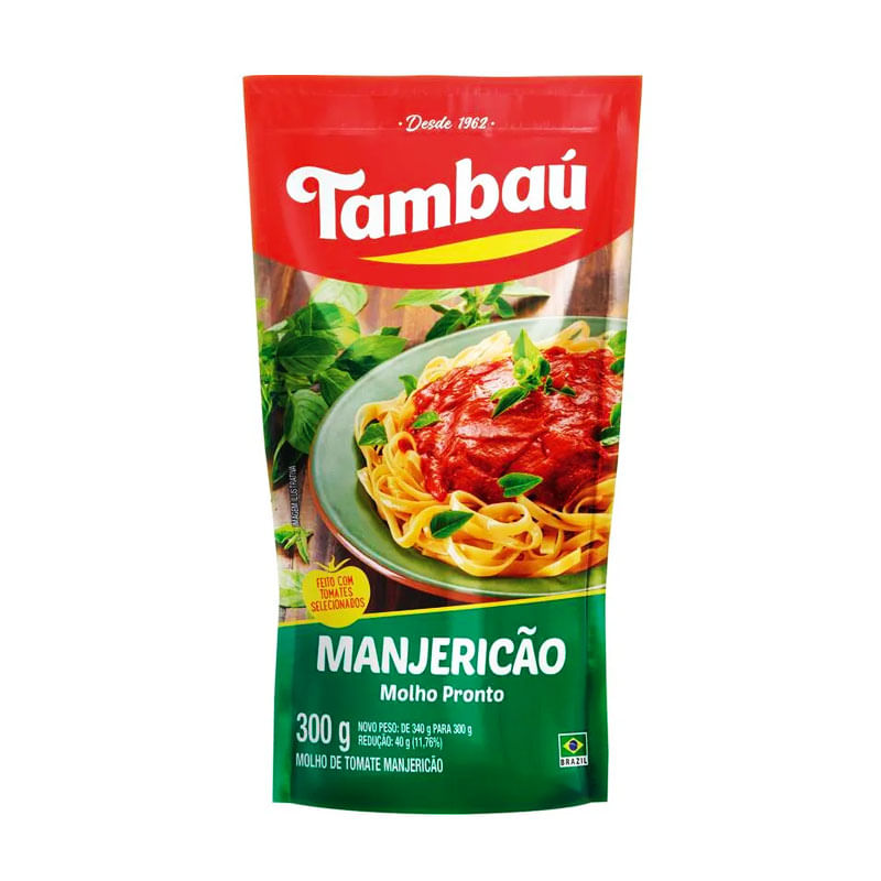 Molho Tambaú Manjericão 300g