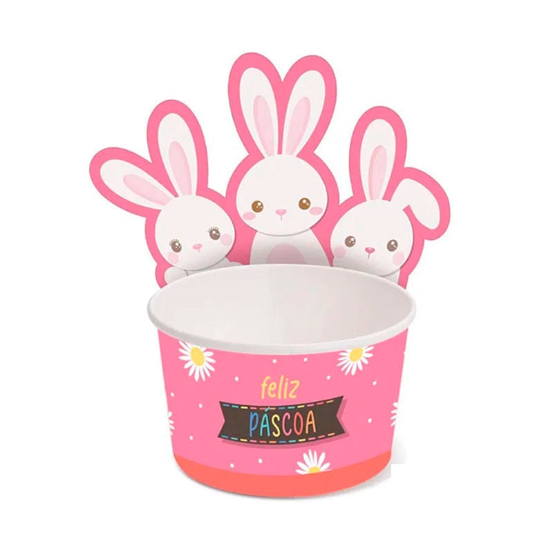 Copinho para Doces com Cinta Lilica 100ml