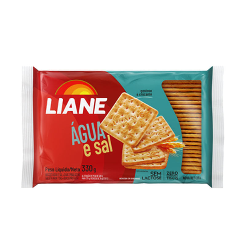 Biscoito Água e Sal Liane 330g