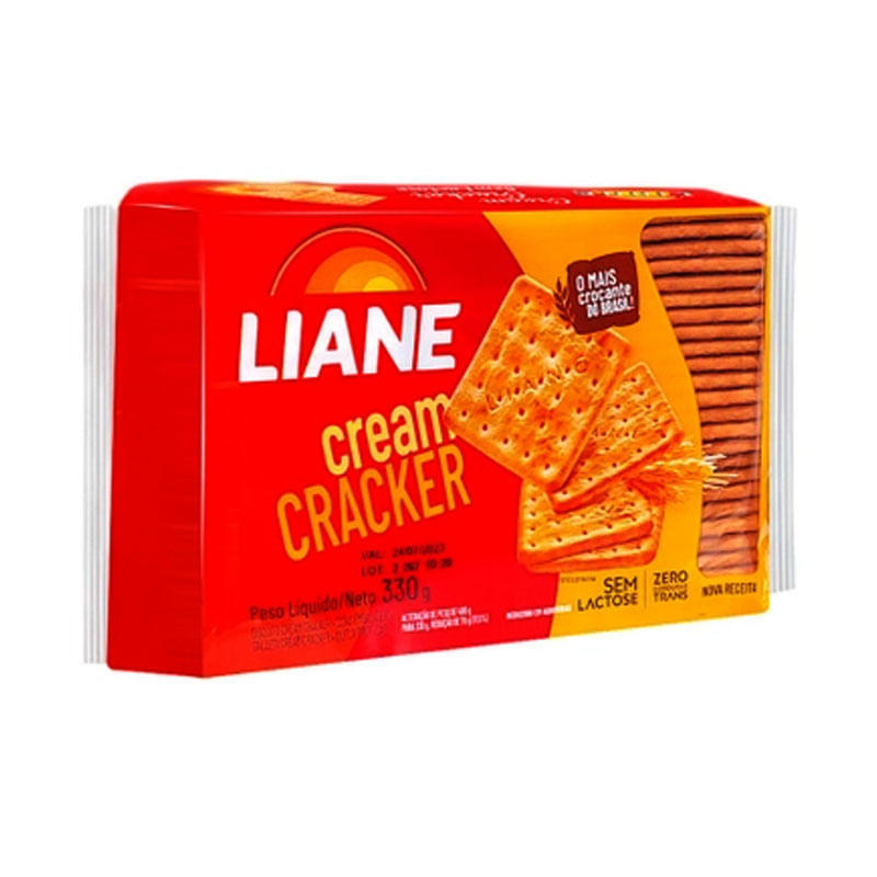 Biscoito Cream Cracker Liane 330g