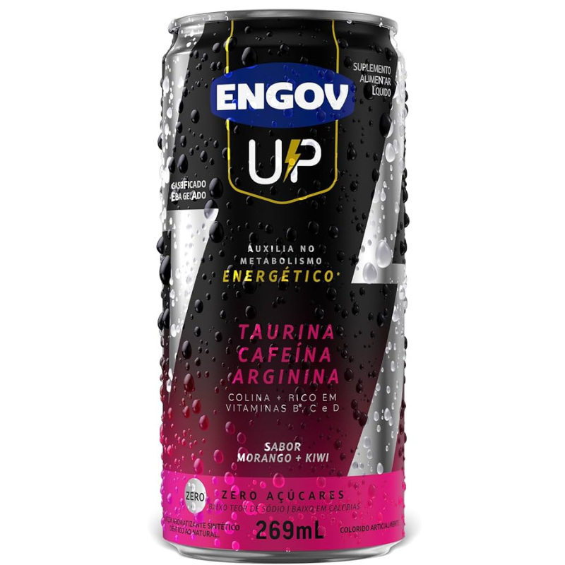 Energético Engov Up Morango e Kiwi 269ml
