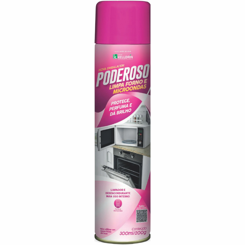 Poderoso Limpa Forno e Microondas 300ml