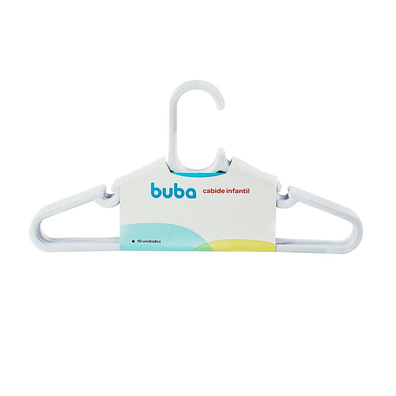 Cabide Infantil Buba 5un Branco