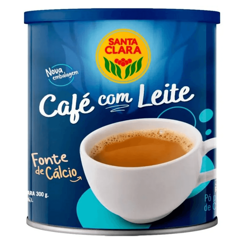 Café com Leite Santa Clara Lata 300g