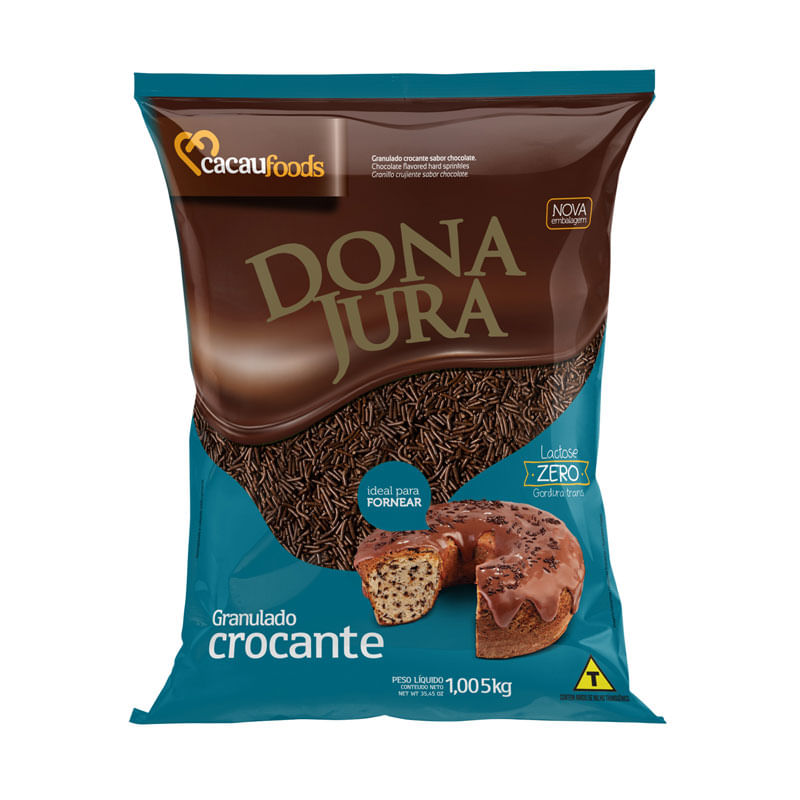 Granulado Cacau Foods Crocante 1,005kg Chocolate