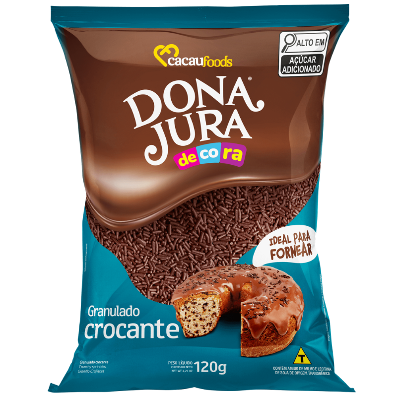 Granulado Cacau Foods Crocante 120g Chocolate