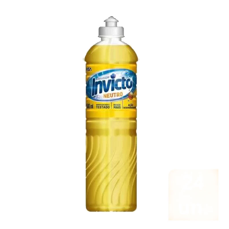 Detergente Liquido Invicto Neutro 500ml