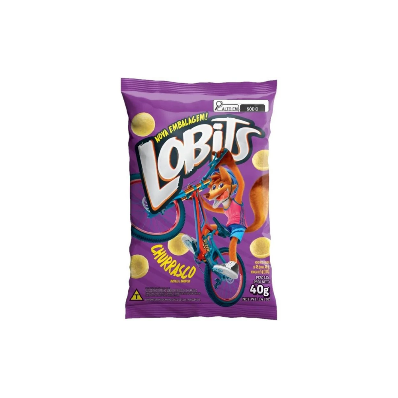 Salgadinho Lobits Churrasco 40g