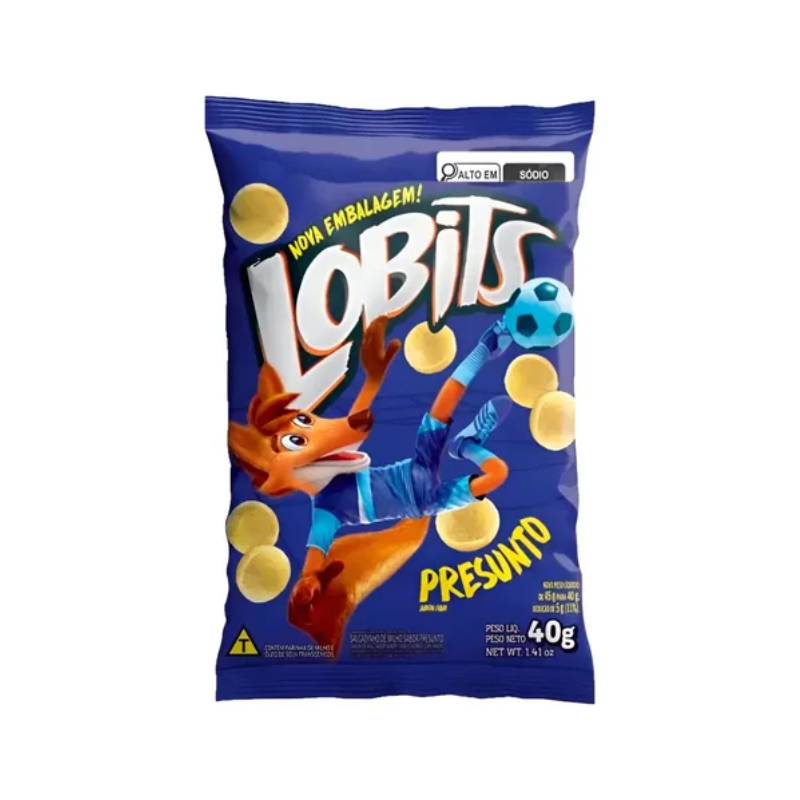 Salgadinho Lobits Presunto 40g