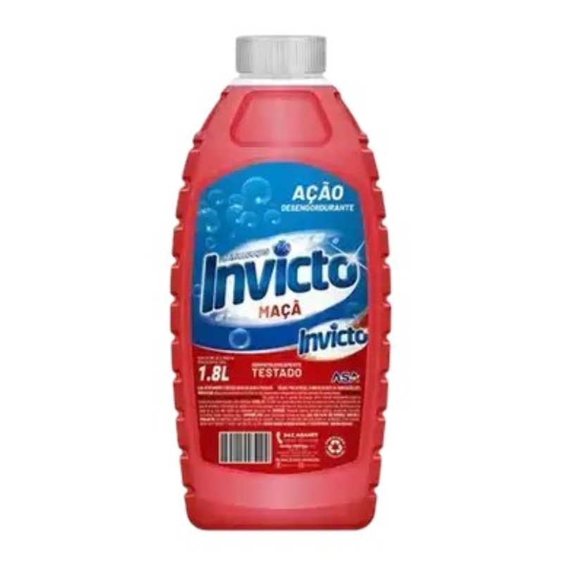 Detergente Liquido Invicto Maçã 1,8L