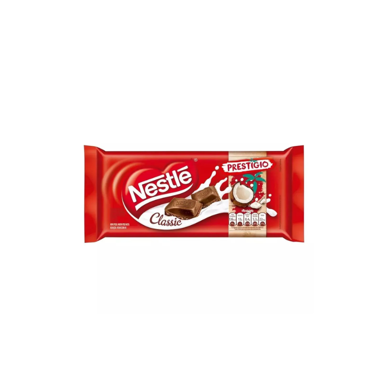 Barra Chocolate Classic Prestígio 90G