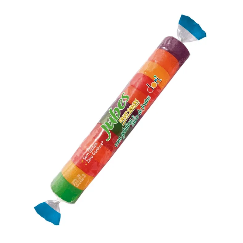Bala de Goma Dori Jubes Snack Tropical 48g