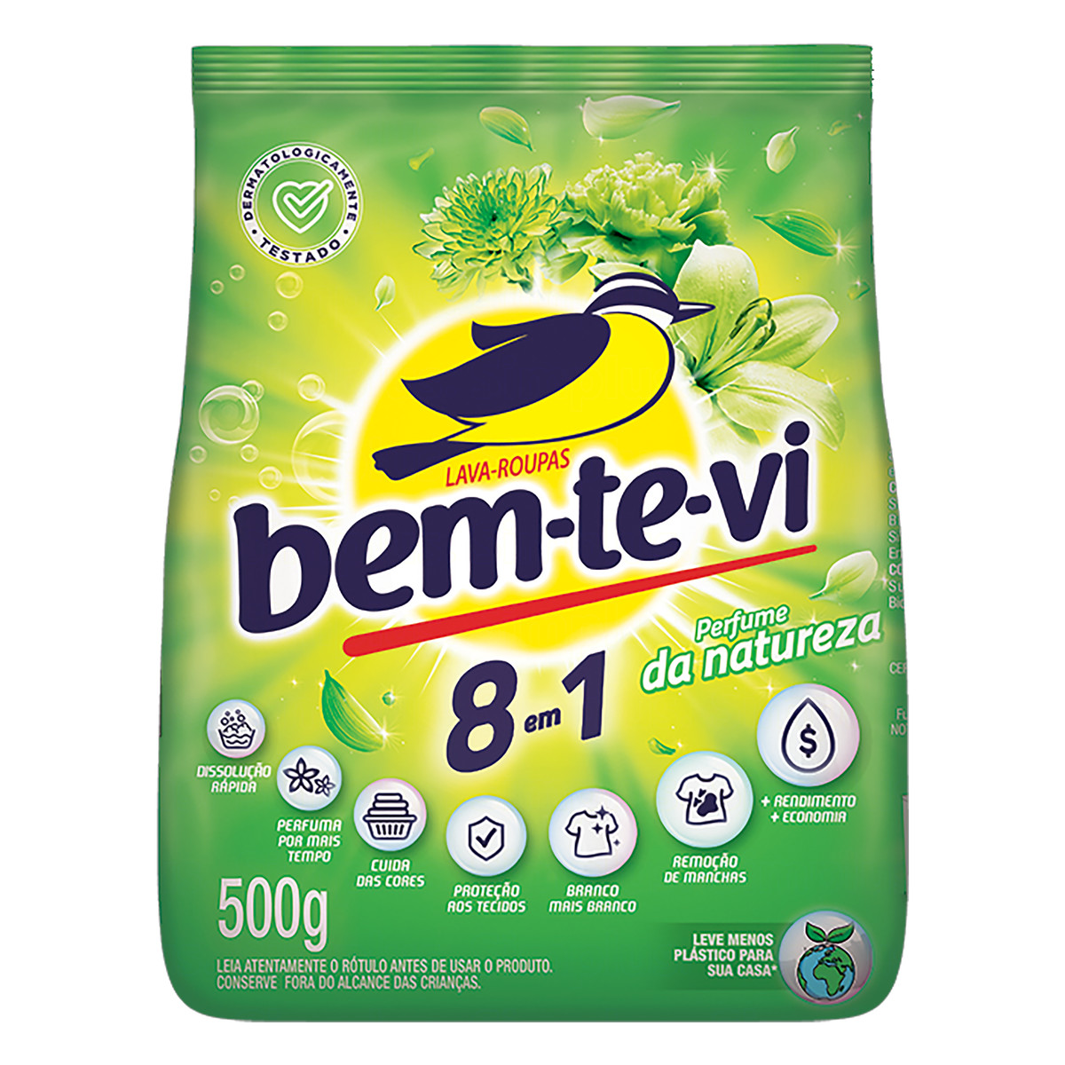 Sabão em Pó Bem-te-vi Natureza 500g