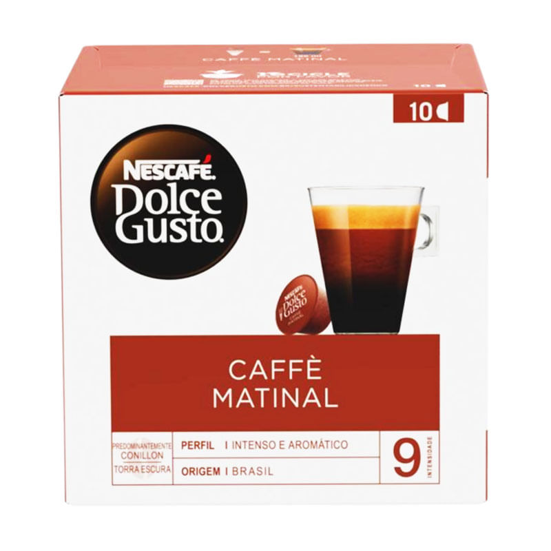 Nescafé Dolce Gusto em Cápsulas Caffé Matinal 10x90g