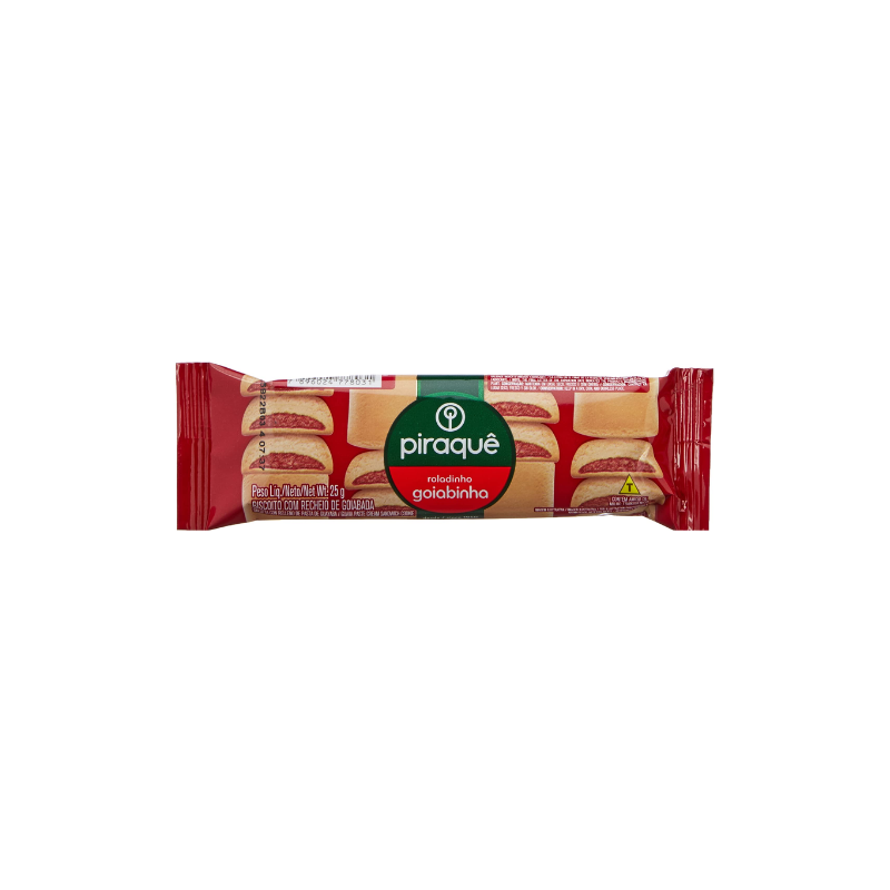 BISC ROLADINHO MINI PIRAQUE GOIAB 1X25G