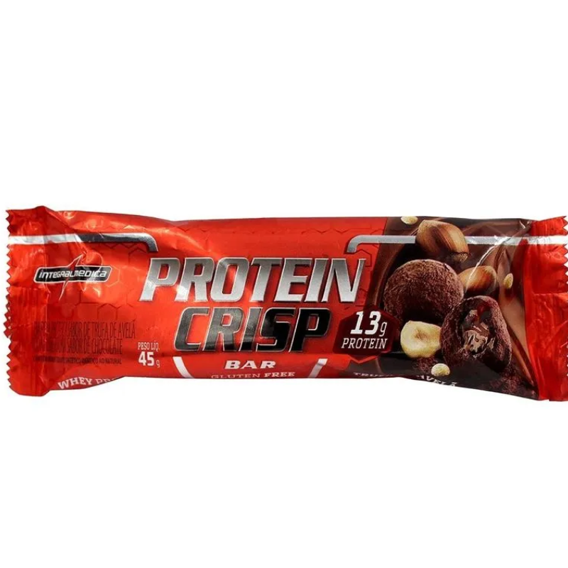 BARRA PROTEIN CRISP TRUFA DE AVELA 45G