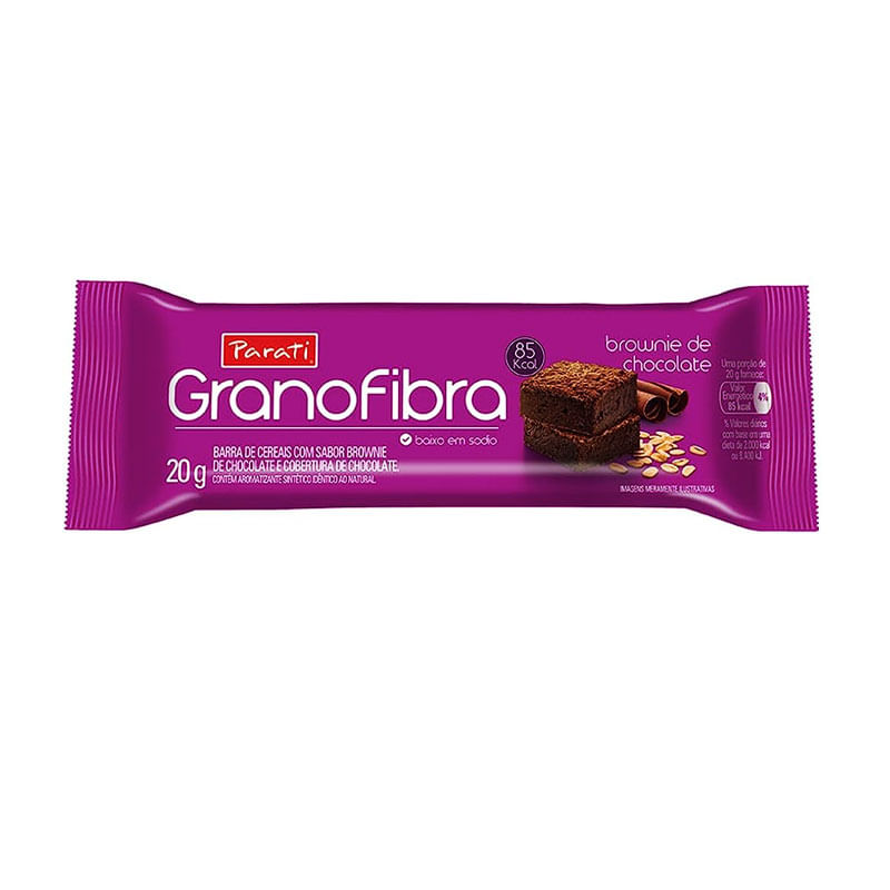 Barra de Cereais Granofibra Brownie 20g