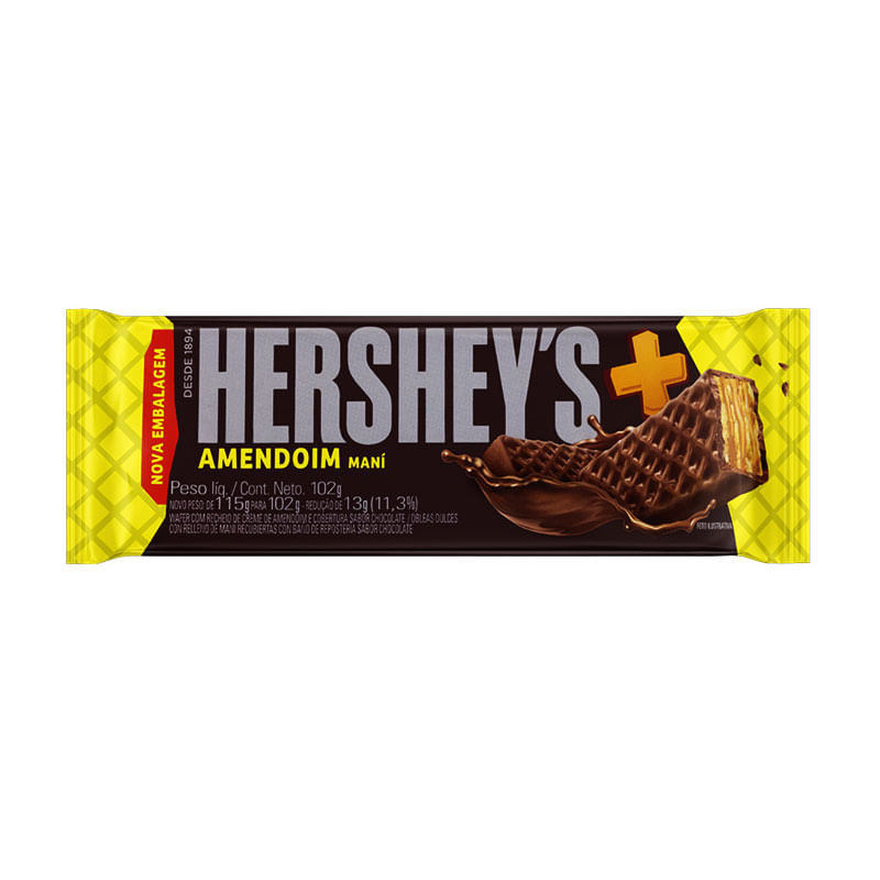 Chocolate Hersheys Mais Amendoim 102g