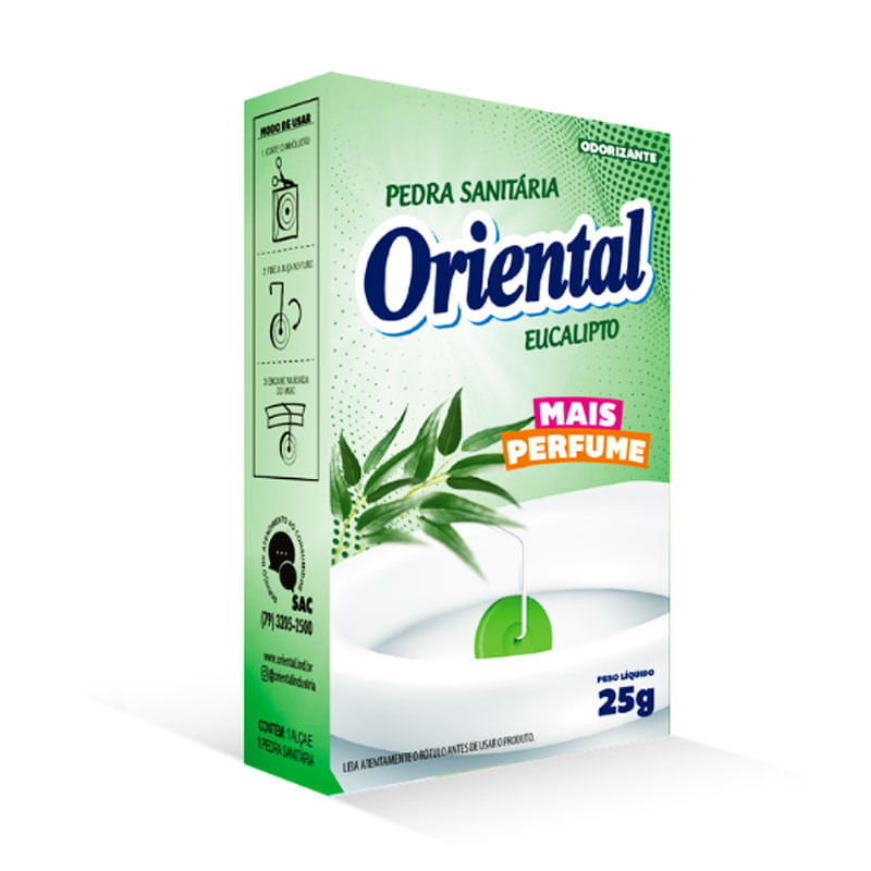 Pedra Sanitária Oriental Eucalipto 25g