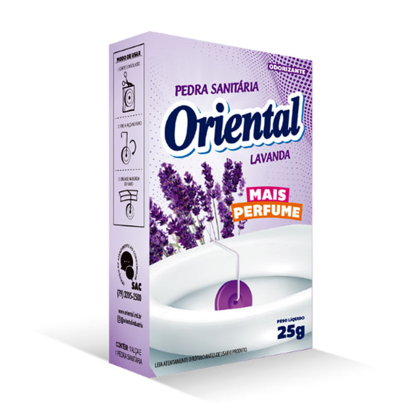Pedra Sanitária Oriental Lavanda 25g