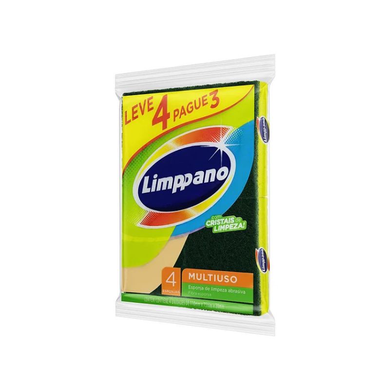 Esponja Limppano Multiuso Super Wish L4P3
