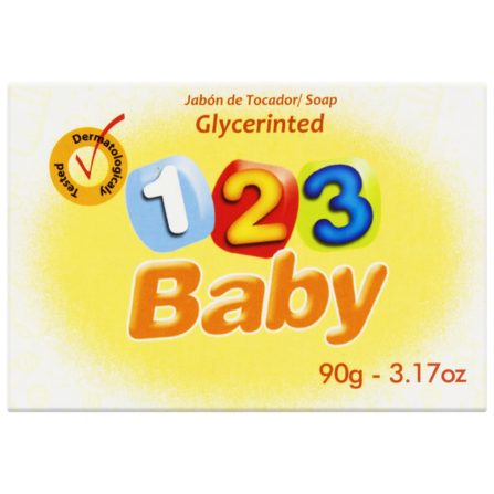 Sabonete 123 Baby Glicerinado 90 g