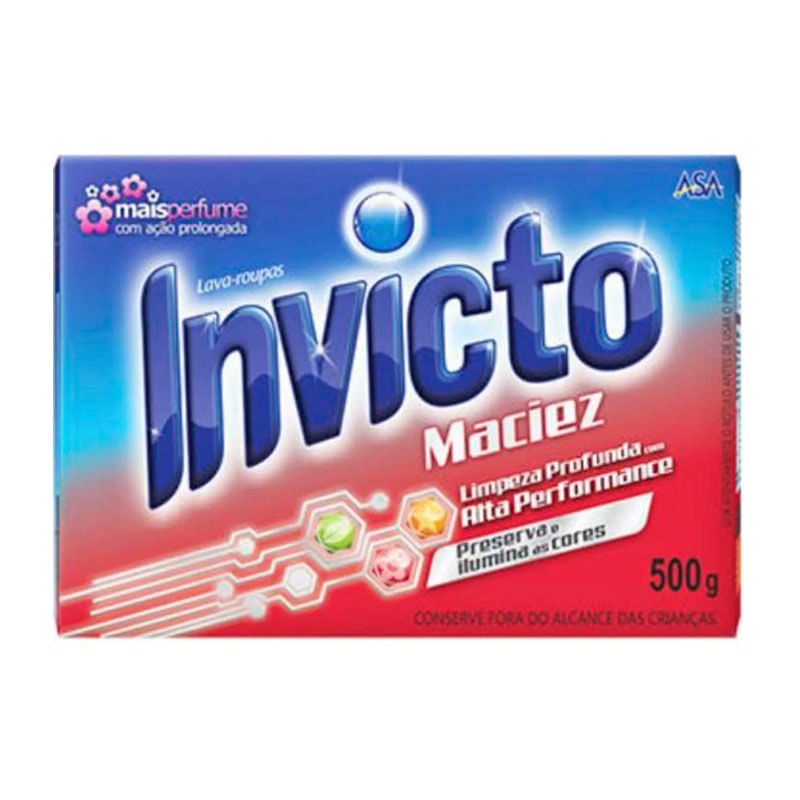 Sabão Em Pó Invicto Maciez Caixa 500g