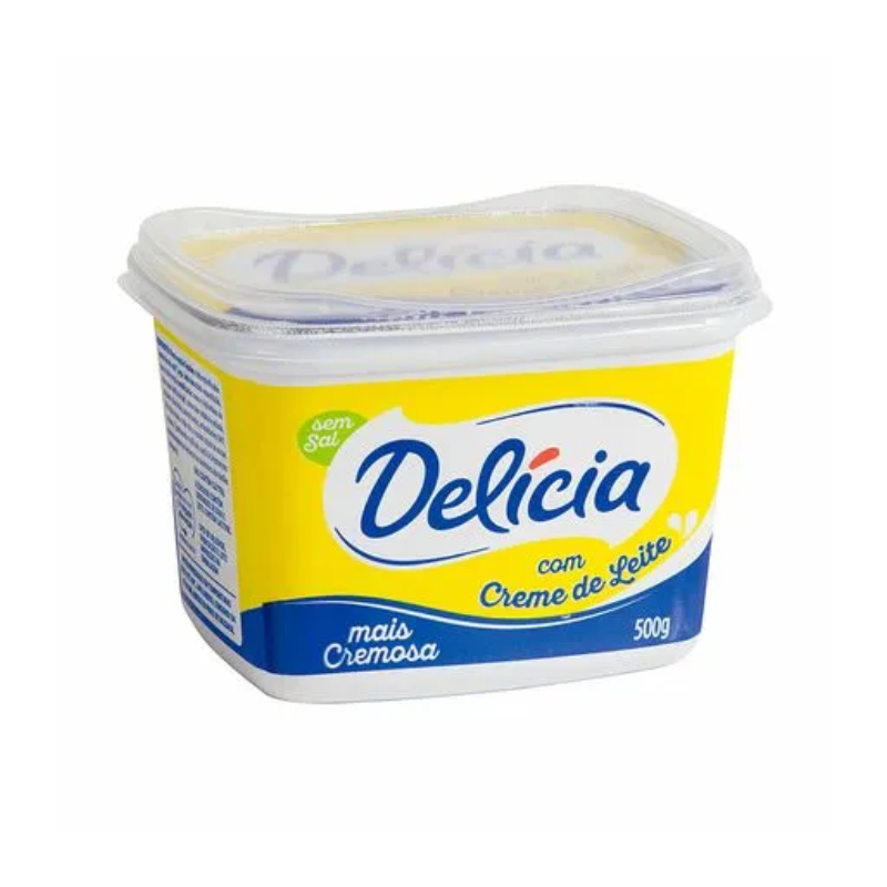 MARG DELICIA 500G CREMOSA CREME LEITE CS