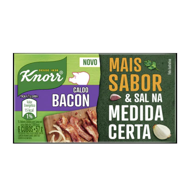 Caldo Knorr Bacon Cartela 57g