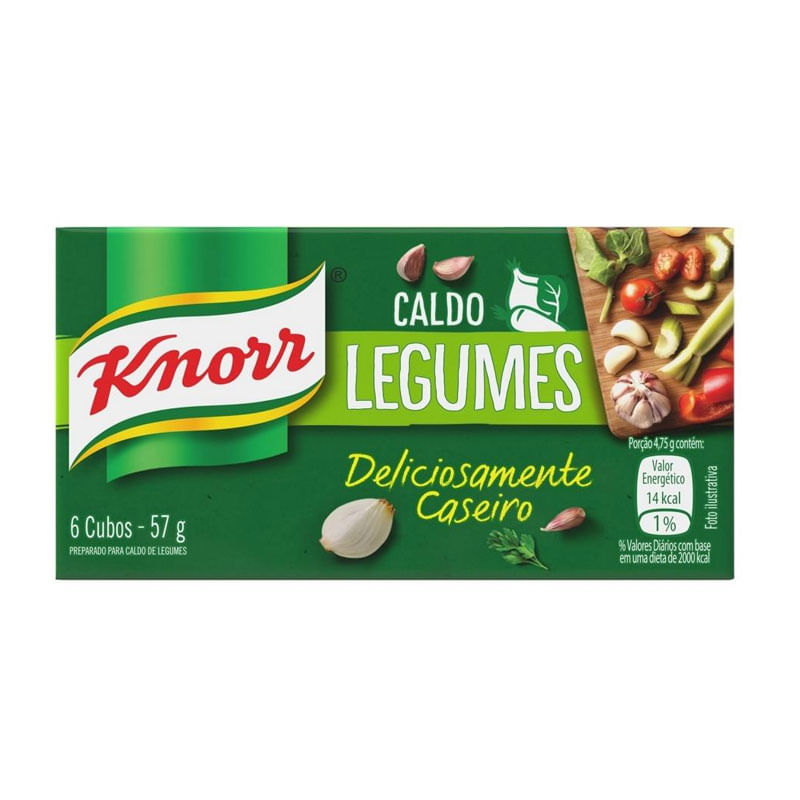 Caldo Knorr Legumes Cartela 57g