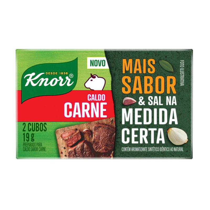 Caldo Knorr Carne Cartela 19g
