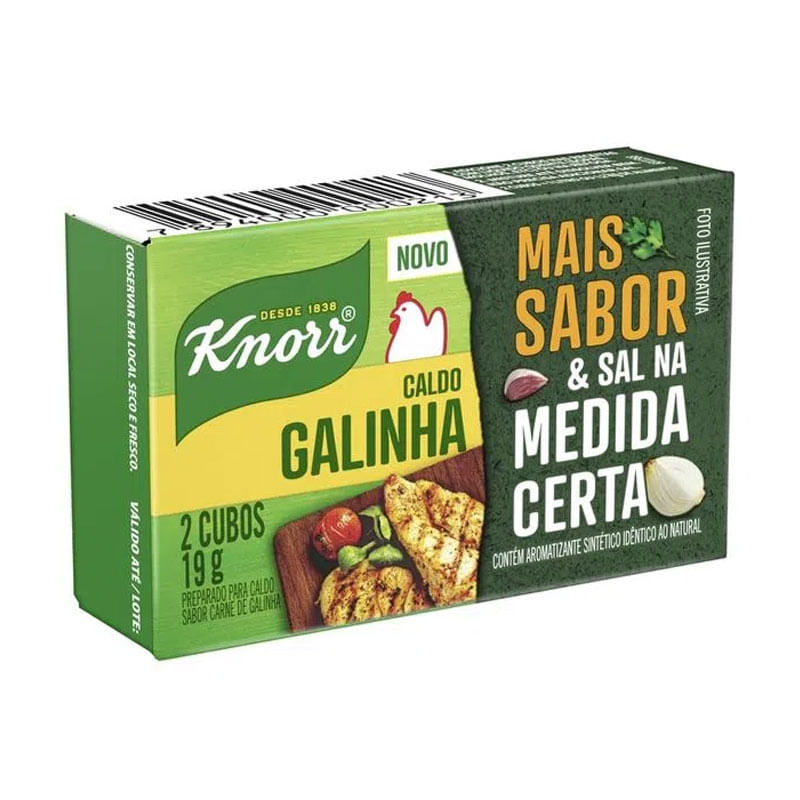 Caldo Knorr Galinha Cartela 19g