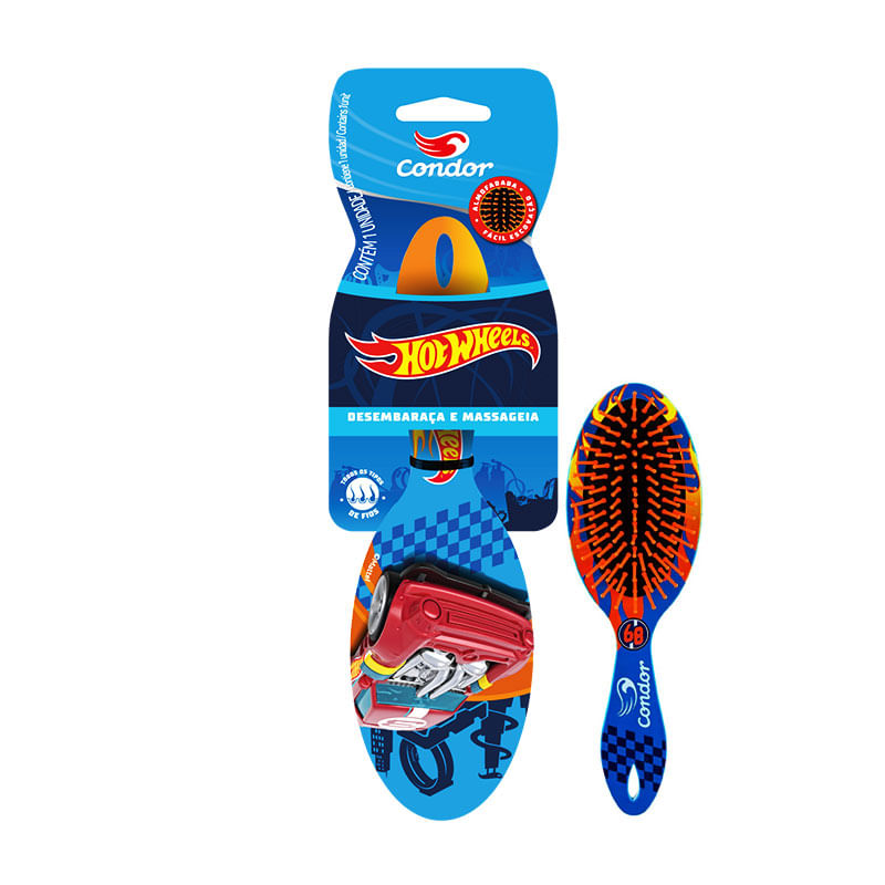 Escova para Cabelo Hot Weels Condor 6899 1un