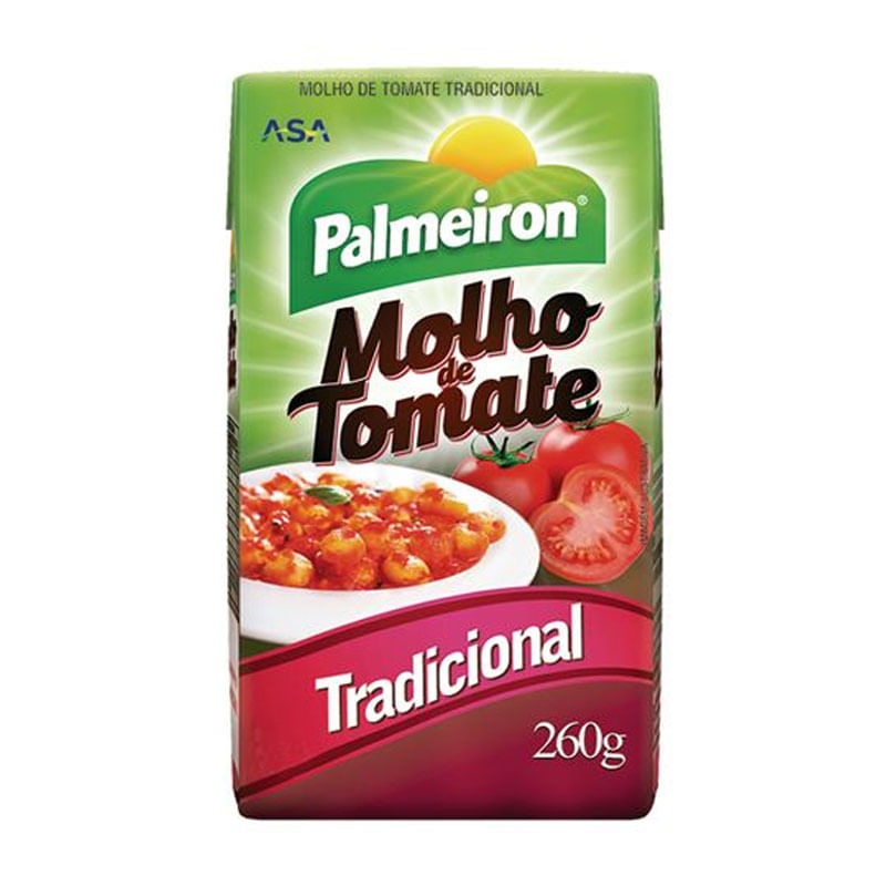 Molho de Tomate Palmeiron Tradicional 260g 
