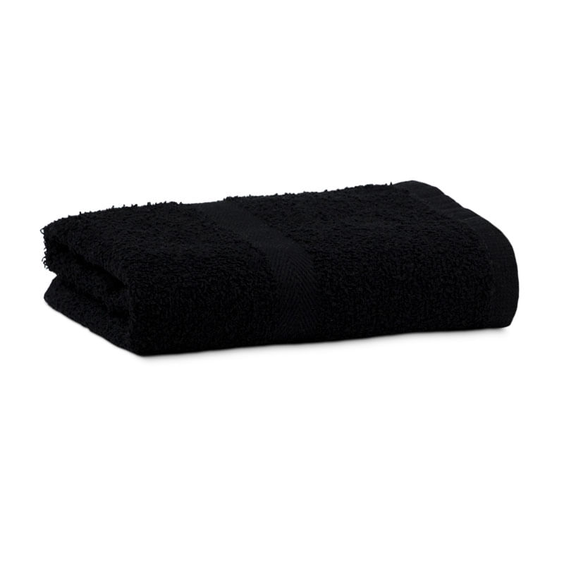 Toalha de Rosto Beauty Preto Lufamar 