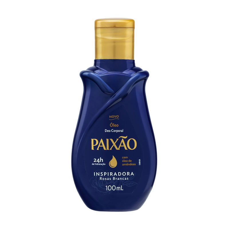 Óleo Corporal Paixão Inspiradora Rosas Branca 100ml 