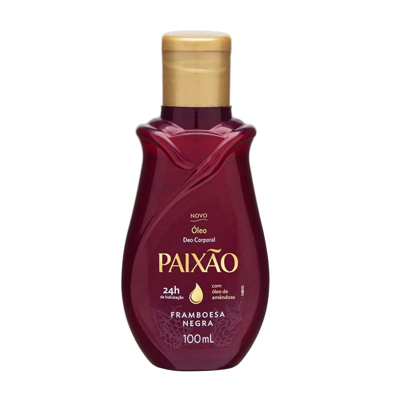 Óleo Corporal Paixão Framboesa Negra 100ml