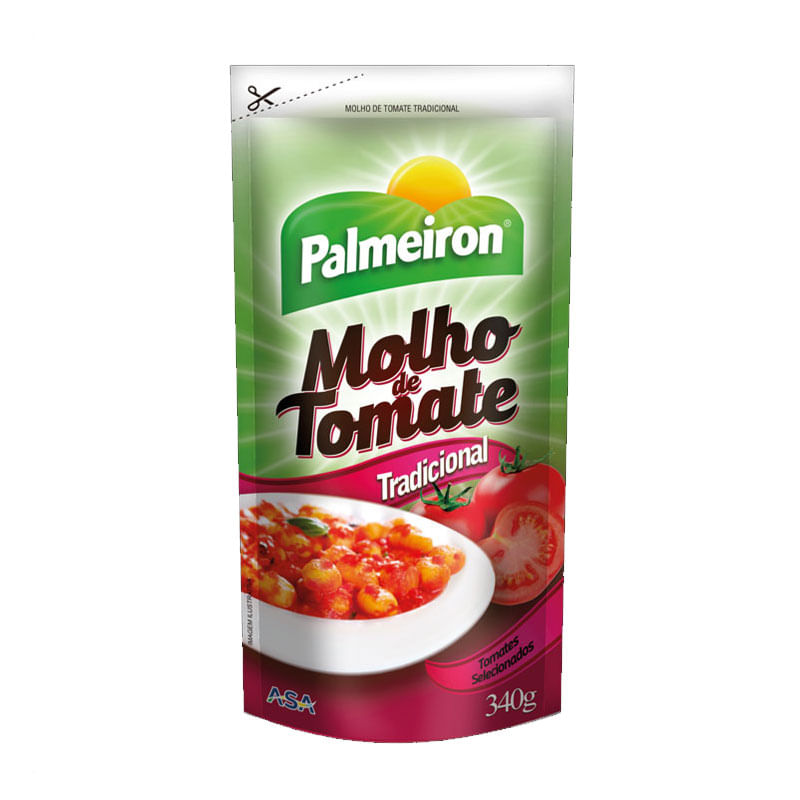 Molho Tomate Palmeiron Tradicional 340g 
