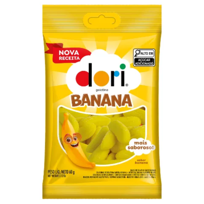 Gelatina Dori Bananas 85g