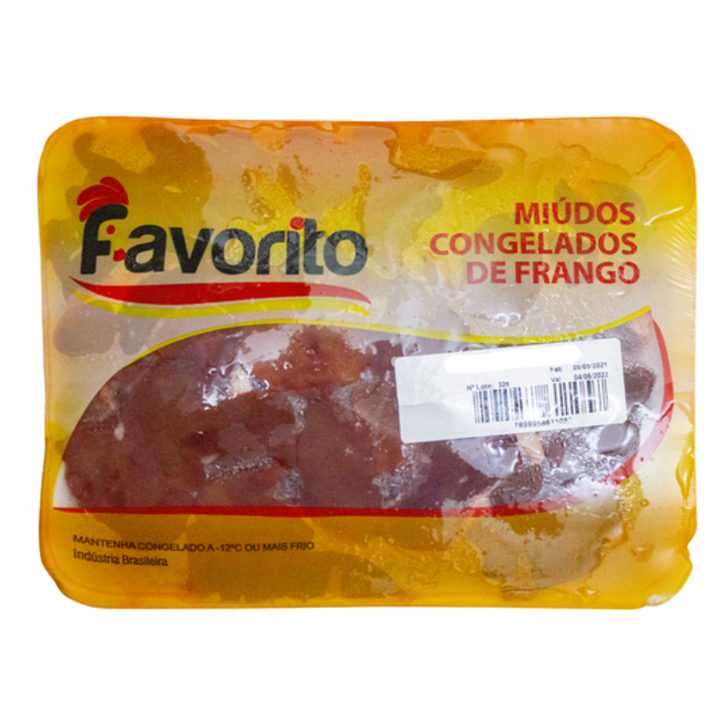 Figado Congelado Favorito 1kg