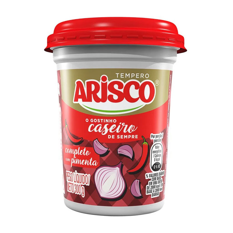Tempero Arisco Completo Pimenta Pote 300g