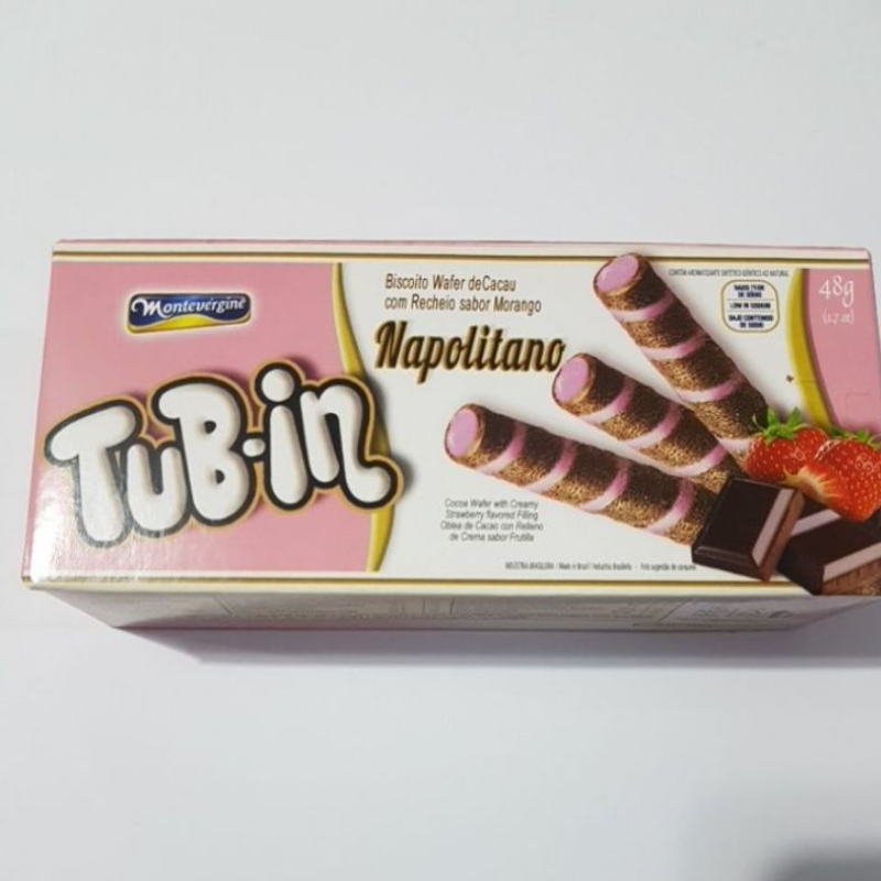 Biscoito Tub-in Waffer com Recheio 48g Trufas